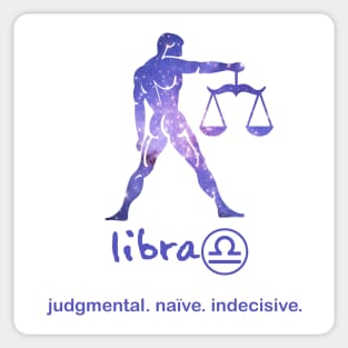 Flawed Libra Sticker